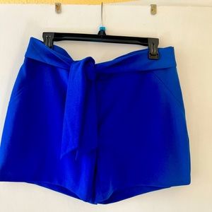 Royal blue ladies shorts stretch. Size 8